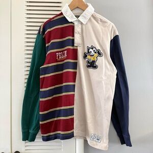 Felix  Levi’s Embroidered Rugby Long Sleeve Shirt